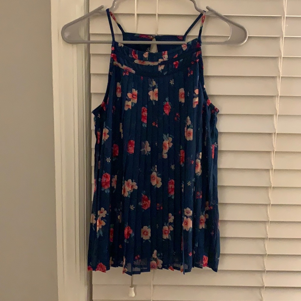 Abercrombie kids flowered tank top